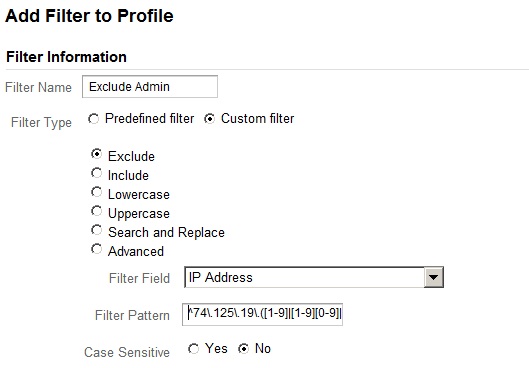 Custom Filters
