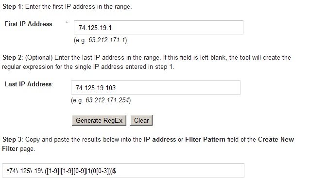IP Regex